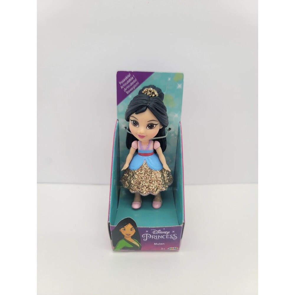 Disney Princess Mini Toddler Doll Mulan 3.5" Jakks Pacific Poseable Toy